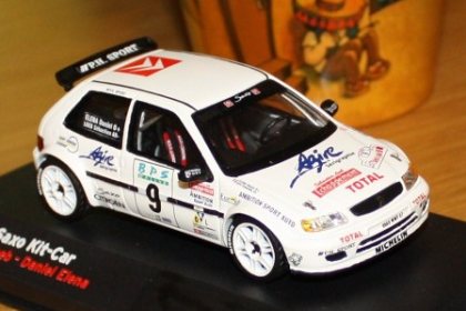 Citroen Saxo kit car sébastien loeb rally Val d /'Agout 1998 1:43 Altaya Ixo