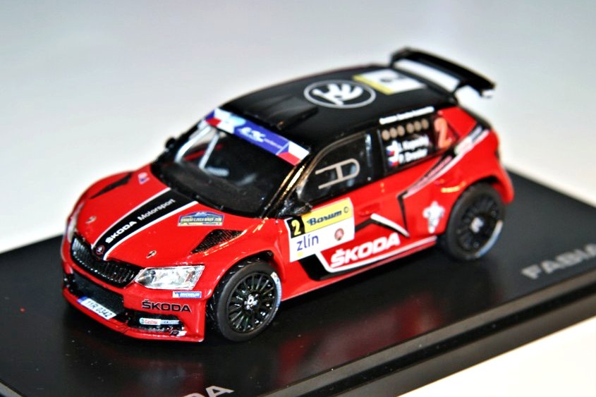 Skoda Fabia R5 Barum Rallye 2016 Jan Kopecky 1:43 Abrex 605TG NEU OVP