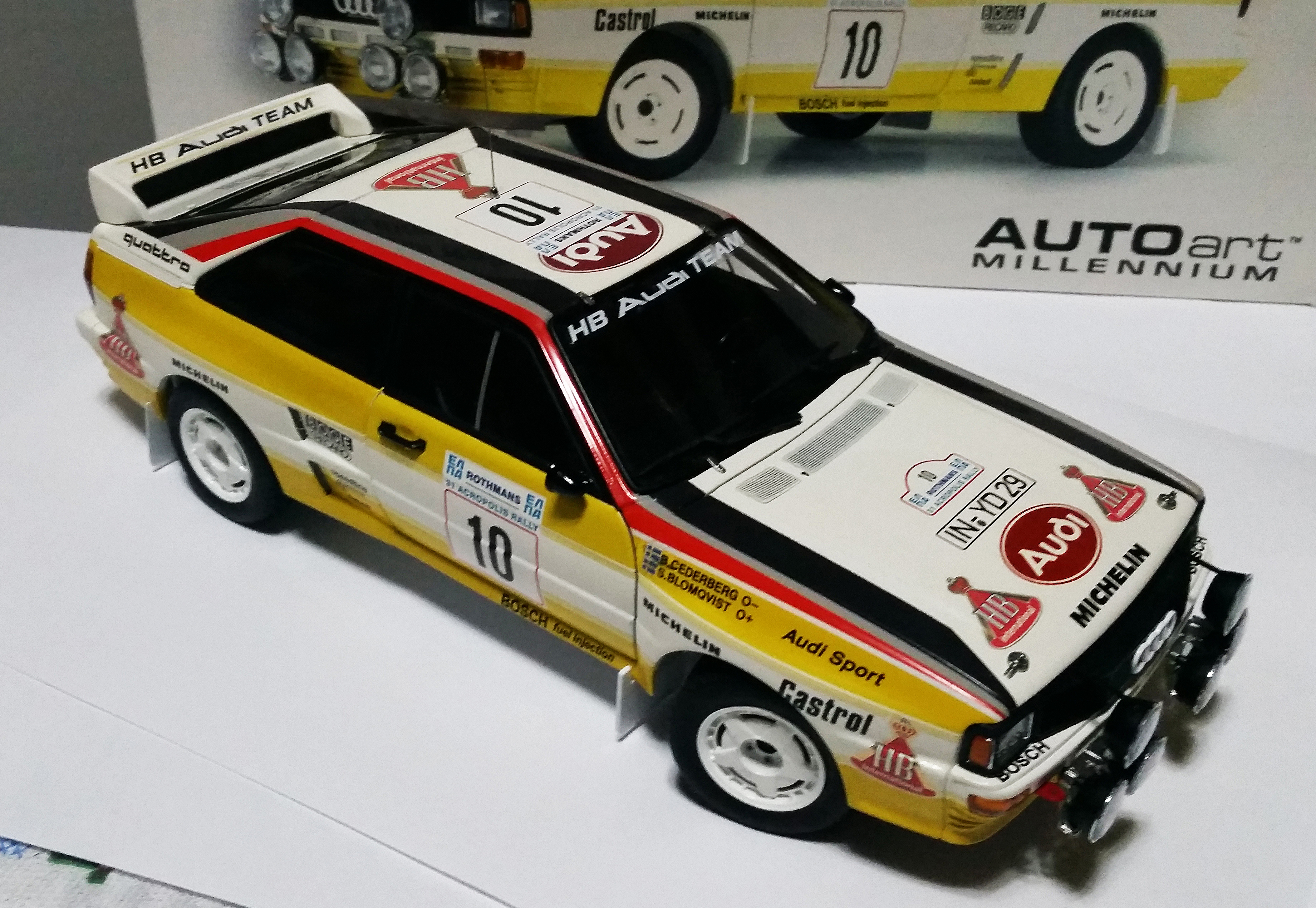 Audi Quattro A2 - Rothmans Acropolis Rally 1984 - Blomqvist Audi Quattro A2 - Rothmans Acropolis Rally 1984 - Blomqvist