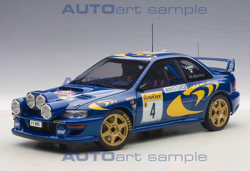 SUBARU Impreza WRC 97 Rally Monte Carlo 1997 #4 1:43 Ixo/Altaya modello di auto 