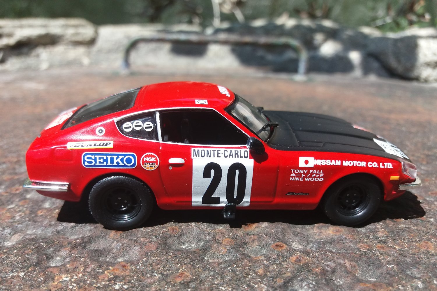 Spark 1:43 Nissan 240Z 3rd Monte Carlo Rally 1972 Aaltonen