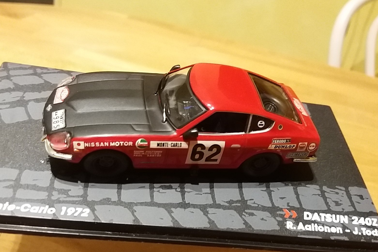 DATSUN 240Z RALLY MONTE CARLO 1972 AaLTONEN ALTAYA IXO 1//43