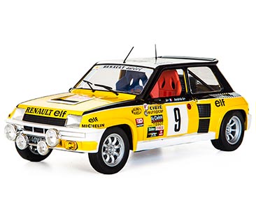 RSC-013 Renault 5 Turbo Ragnotti Andrie Monte Carlo 1981 paper model papercraft 