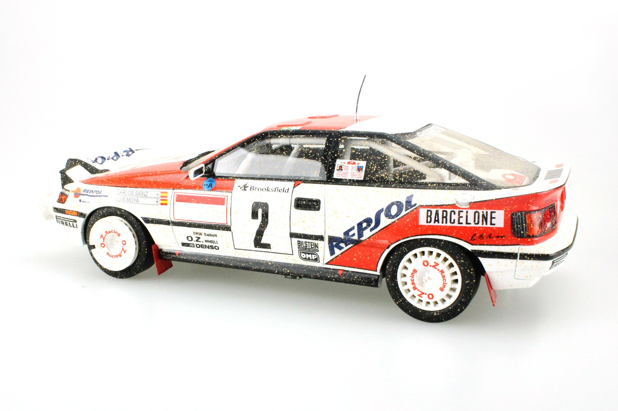 1:18 IXO Toyota Celica Gt-4 St165 #2 3Rd Rally Sanremo 1990 Sainz 18RMC069A.20 M