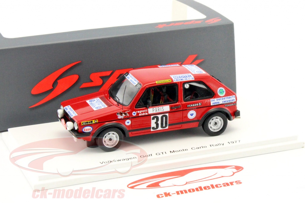 ミニカー VW Golf 1 GTI Rallye 1/43 Volkswagen Golf GTi - Rallye Automobile Monte-Carlo 1977
