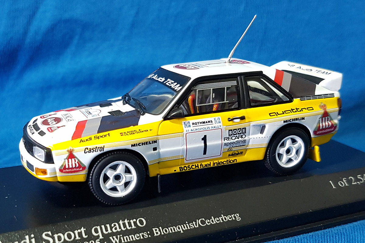 Audi Quattro Sport - Rothmans Acropolis Rally 1984 - Röhrl Audi Quattro Sport - Rothmans Acropolis Rally 1984 - Röhrl