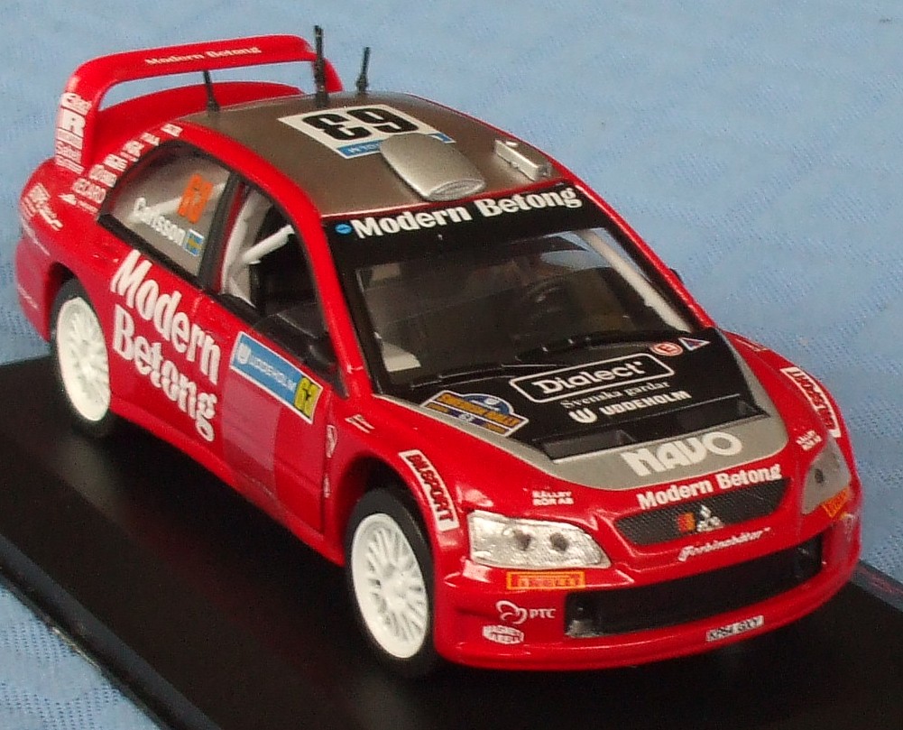 ミニカー Mitsubishi Lancer WRC Swedish Rally 2005 Mitsubishi Lancer WRC 05 - Uddeholm Swedish Rally 2006