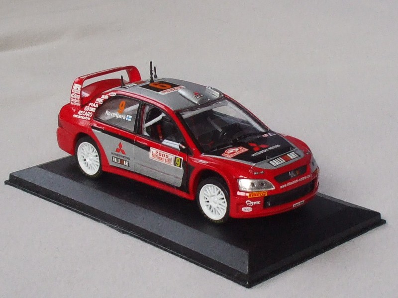 ミニカー Mitsubishi Lancer WRC Swedish Rally 2005 1/64 CM's 2005 MITSUBISHI LANCER EVOLUTION VII WRC05 RALLY