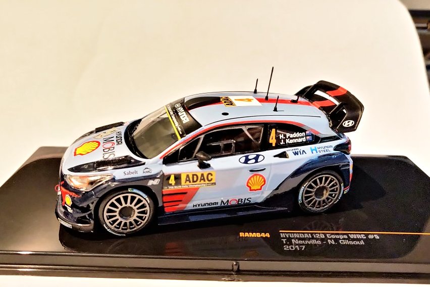 Hyundai I Coupe Wrc Adac Rallye Deutschland 17 Paddon Marshall
